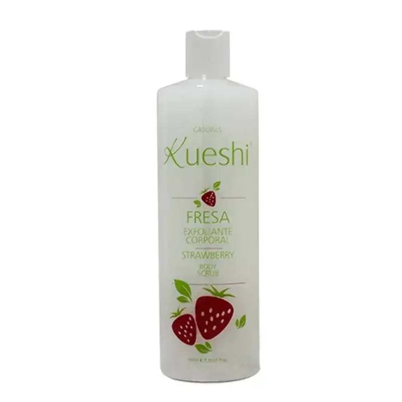 Exfoliante corporal de fresa de la marca kueshi 500ml Exfoliante corporal fresa online │ Valentia Soap - Valentia Soap